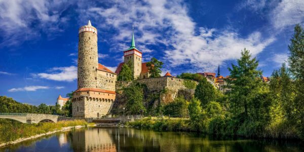 Bautzen - Die alte Wasserkunst thront über der Spree